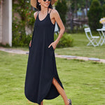 Zeagoo Women's Summer Maxi Dress Casual Sleeveless Sundress