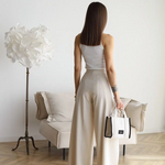 ARIANE – WOMEN'S LINEN LONG TROUSERS