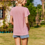 Zeagoo Women's T-Shirt Summer Short Sleeve Shirt (DE Only)