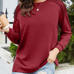 Zeagoo Womens Crewneck Sweatshirt Long Sleeve Tunic Tops