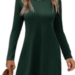 Zeagoo Women's Knitted Dress Long-Sleeve Elegant Dresses (DE Only)