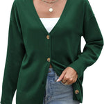 Zeagoo Women's Oversized Button Sweaters Open Front Cardigans