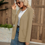 Zeagoo Women's V Neck Button Long Cardigan Sweater
