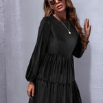 Zeagoo Women's Long Sleeve Elegant Velvet Dress (DE Only)