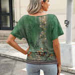 Zeagoo Women's Short Sleeve Shirts V Neck Blouse