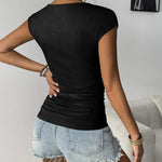 Zeagoo Womens Tank Tops Ribbed Knit Crew Neck Shirts