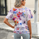 Zeagoo Women's Short Sleeve Shirts V Neck Blouse