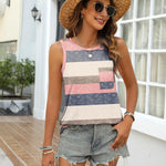 Zeagoo Women's Tank Tops High Neck Loose Fit Summer Top