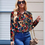 Zeagoo Womens Button Down Shirt Long Sleeve Blouse Business Work Tops Dressy Casual Floral Printed Outfits with Pocket