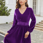 Zeagoo Women's Velvet Dress, Elegant Ball Dresses