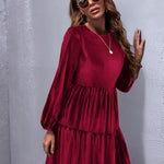 Zeagoo Women's Long Sleeve Elegant Velvet Dress (DE Only)