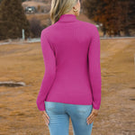 Zeagoo Women's Turtleneck Sweaters Fitted Long Sleeve Shirts