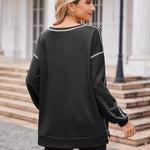 Zeagoo Women's Oversized Sweatshirts Hoodies Side Zipper Pullover