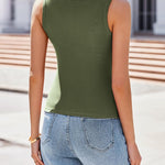 Zeagoo Women's Scoop Neck Ribbed Knit Tank Tops
