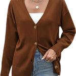 Zeagoo Women's Oversized Button Sweaters Open Front Cardigans