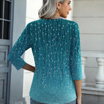 Zeagoo Womens 3/4 Length Sleeve Tunic Tops