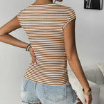 Zeagoo Womens Tank Tops Ribbed Knit Crew Neck Shirts