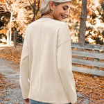 Zeagoo Women's Oversized Button Sweaters Open Front Cardigans
