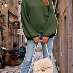 Zeagoo Womens Oversized Sweaters Lantern Sleeve Knit Tops