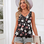 Zeagoo Womens Summer Tank Tops V Neck Sleeveless Tops