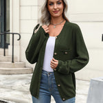Zeagoo Womens Knit Cardigan Sweaters Button Down Shirts