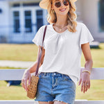 Zeagoo Women's T-Shirt Summer Short Sleeve Shirt (DE Only)