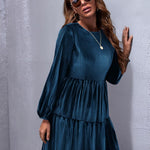 Zeagoo Women's Long Sleeve Elegant Velvet Dress (DE Only)