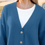 Zeagoo Women's Open Front Oversized Soft Knit Sweater Cardigan