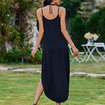 Zeagoo Women's Summer Maxi Dress Casual Sleeveless Sundress