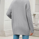 Zeagoo Womens Long Sleeve Chunky Cable Knit Cardigans