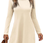 Zeagoo Women's Knitted Dress Long-Sleeve Elegant Dresses (DE Only)