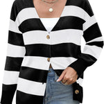 Zeagoo Women's Oversized Button Sweaters Open Front Cardigans