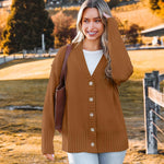 Zeagoo Women's Open Front Oversized Soft Knit Sweater Cardigan
