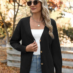 Zeagoo Women's Oversized Button Sweaters Open Front Cardigans