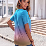 Zeagoo Womens Casual Short Sleeve V Neck Shirts