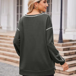 Zeagoo Women's Oversized Sweatshirts Hoodies Side Zipper Pullover
