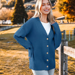 Zeagoo Women's Open Front Oversized Soft Knit Sweater Cardigan