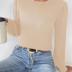 Zeagoo Womens Sweaters Fall Long Sleeve Shirts Ribbed Knit Outfits