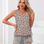 Zeagoo Womens Summer Tank Tops V Neck Sleeveless Tops