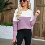 Zeagoo Women's Long Sleeve Sweater Casual Ribbed Knit Pullover