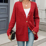 Zeagoo Womens Long Sleeve Chunky Cable Knit Cardigans