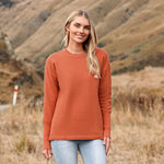 Zeagoo Women's Long Sleeve Sweater Casual Ribbed Knit Pullover