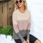 Zeagoo Women's Long Sleeve Sweater Casual Ribbed Knit Pullover