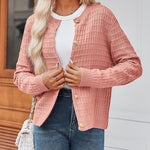 Zeagoo Women's Knit Cardigan Long Sleeve Open Front Cropped Jackets
