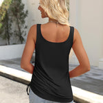 Zeagoo Womens Tank Tops 2 Pack U Neck Sleeveless Tops