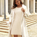 Zeagoo Women's Knitted Dress Long-Sleeve Elegant Dresses (DE Only)