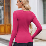 Zeagoo Women's Long Sleeve Scoop Neck Shirts