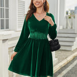 Zeagoo Women's Velvet Dress, Elegant Ball Dresses