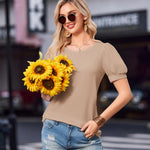 Zeagoo Women's T-Shirt Crew Neck Short Sleeve Tops (DE Only)