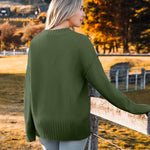 Zeagoo Women's Open Front Oversized Soft Knit Sweater Cardigan